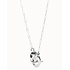 UNOde50 UNOde50 Ketting | SER INSEPARABLE | Lange ketting met verweven karabijnhaakdetail | COL2024MTL000