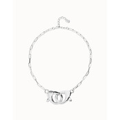 UNOde50 UNOde50 Ketting | SER INSEPARABLE | Ketting met grote karabijnhaak | COL2021MTL000