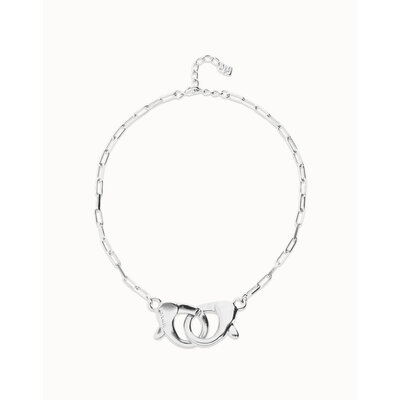 UNOde50 UNOde50 Ketting | SER INSEPARABLE | Ketting met grote karabijnhaak | COL2021MTL000