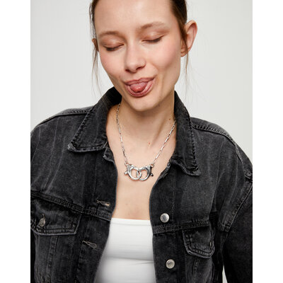 UNOde50 UNOde50 Ketting | SER INSEPARABLE | Ketting met grote karabijnhaak | COL2021MTL000