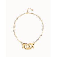 UNOde50 UNOde50 Ketting | SER INSEPARABLE | Ketting met grote karabijnhaak | VERGULD | FW25