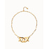 UNOde50 UNOde50 Ketting | SER INSEPARABLE | Ketting met grote karabijnhaak | VERGULD | COL2021ORO000