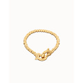 UNOde50 UNOde50 Armband | SER INSEPARABLE  | Fijne kralen en karabijnhaak | VERGULD | FW25