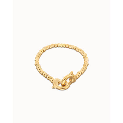 UNOde50 UNOde50 Armband | SER INVENCIBLE | Fijne kralen en karabijnhaak | VERGULD | PUL2581ORO000
