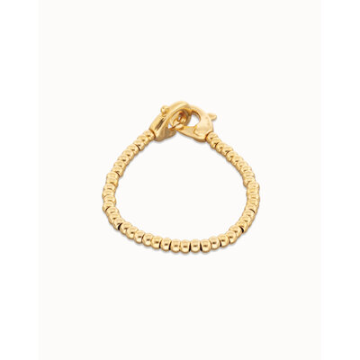 UNOde50 UNOde50 Armband | SER INVENCIBLE | Fijne kralen en karabijnhaak | VERGULD | PUL2581ORO000