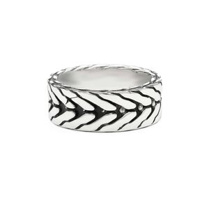 SILK Jewellery SILK Ring | 167 CHEVRON Collectie | Zilver