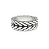 SILK Jewellery SILK Ring | 167 CHEVRON Collectie | Zilver