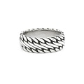SILK Jewellery SILK Ring | 161 WEAVE Collectie | Zilver