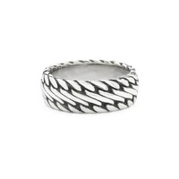 SILK Jewellery SILK Ring | 161 WEAVE Collectie | Zilver