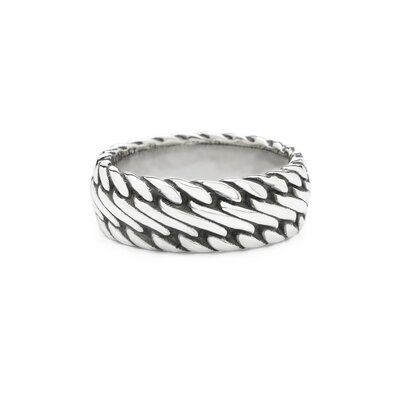 SILK Jewellery SILK Ring | 161 WEAVE Collectie | Zilver