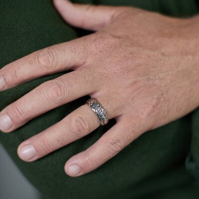 SILK Jewellery SILK Ring | 161 WEAVE Collectie | Zilver