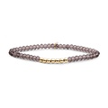 SPARKLING SPARKLING Armband | Reverse Universe Smoky Quartz | Verguld