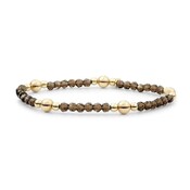 SPARKLING SPARKLING Armband | Bold Mix Smoky Quartz | Verguld