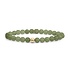 SPARKLING SPARKLING Armband | Saturn Armband Large Lime Jade | Verguld
