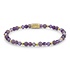 REBEL & ROSE REBEL & ROSE Armband | Purple Glam Rocks Party | Goudkleurig | 4 mm | RR-40174-G