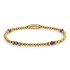 REBEL & ROSE REBEL & ROSE Armband | Touch of Purple Glam Rocks | Goudkleurig | 4 mm | RR-40172-G
