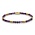REBEL & ROSE REBEL & ROSE Armband | Purple & Yellowgold Glam Rocks | Goudkleurig | 4 mm