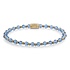 REBEL & ROSE REBEL & ROSE Armband | Mix Winter Blues Glam Rocks | Goudkleurig | 4 mm | RR-40169-G
