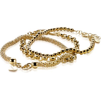 ZINZI ZINZI Armband | Bolletjes armband | Verguld | ZIA1010G