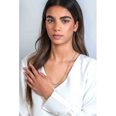 ZINZI ZINZI Armband | Koord armband | Verguld | ZIA2343G