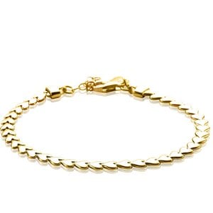 ZINZI ZINZI Armband | Hartjes | Verguld | ZIA1798G