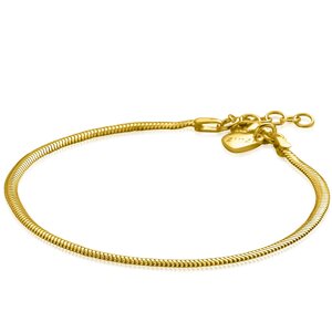 ZINZI ZINZI Armband | Platte slangen-armband | Verguld | ZIA2401G