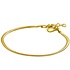 ZINZI ZINZI Armband | Platte slangen-armband | Verguld | ZIA2401G