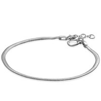 ZINZI ZINZI Armband | Platte slangen-armband | Zilver | ZIA2401