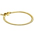 ZINZI ZINZI Armband | Platte slangen-armband | 3,5 mm | Verguld | ZIA2402G