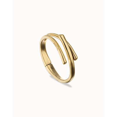 UNOde50 UNOde50 Armband | Bangle | Drie Verweven Organische Vormen | VERGULD | PUL2631ORO