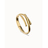 UNOde50 UNOde50 Armband | Bangle | Drie Verweven Organische Vormen | VERGULD | PUL2631ORO