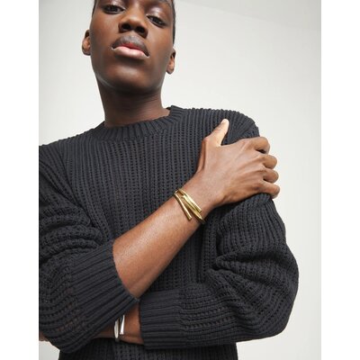 UNOde50 UNOde50 Armband | Bangle | Drie Verweven Organische Vormen | VERGULD | PUL2631ORO