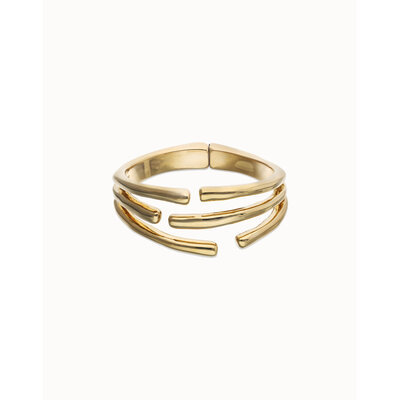 UNOde50 UNOde50 Armband | Bangle | Meerdere Verweven Organische Vormen | VERGULD | PUL2633ORO