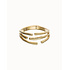 UNOde50 UNOde50 Armband | Bangle | Meerdere Verweven Organische Vormen | VERGULD | PUL2633ORO
