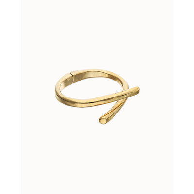 UNOde50 UNOde50 Armband | Bangle | Verweven Organische Vormen | VERGULD | PUL2630ORO