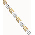 UNOde50 UNOde50 Armband | Silver & Gold Square Links | PUL2635OROMTL