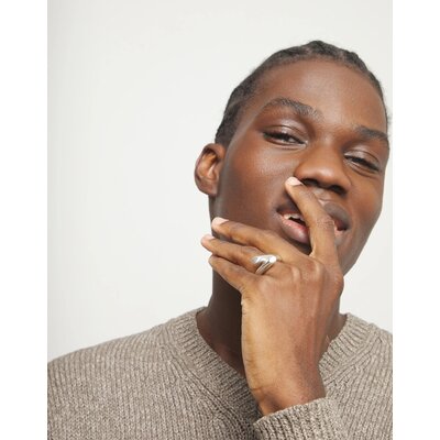 UNOde50 UNOde50 Ring | Twee Verweven Organische Vormen | ANI0861MTL