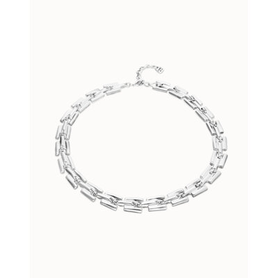 UNOde50 UNOde50 Ketting | Square Links Chain Necklace | COL2065MTL