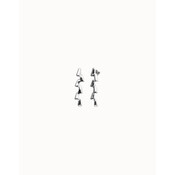 UNOde50 UNOde50 Oorbellen | Elongated Zigzag Earrings | PEN1074MTL
