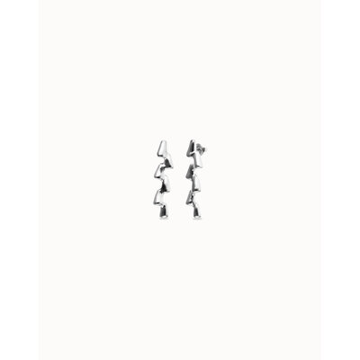 UNOde50 UNOde50 Oorbellen | Elongated Zigzag Earrings | PEN1074MTL