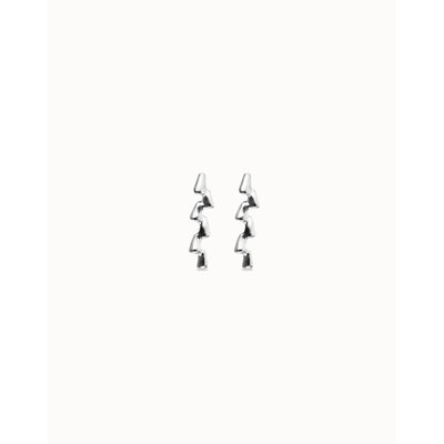 UNOde50 UNOde50 Oorbellen | Elongated Zigzag Earrings | PEN1074MTL