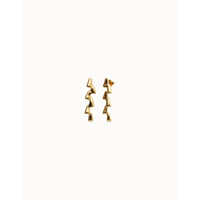 UNOde50 UNOde50 Oorbellen | Elongated Zigzag Earrings | Verguld | SS26