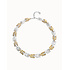 UNOde50 UNOde50 Ketting | Mixed Metal Square Links |  Bicolor | COL2065OROMTL