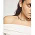 UNOde50 UNOde50 Ketting | Mixed Metal Square Links |  Bicolor | COL2065OROMTL