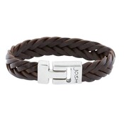 JOSH JOSH ARMBAND | BROWN | ZILVER | 24001-BRA