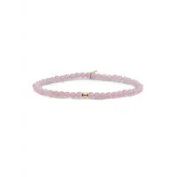 SPARKLING SPARKLING Armband | SATURN ARMBAND SMALL PINK OPALITE | Verguld