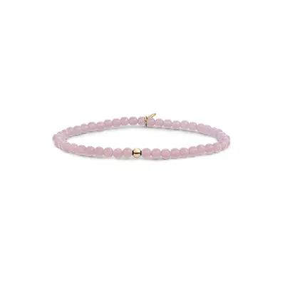 SPARKLING SPARKLING Armband | SATURN ARMBAND SMALL PINK OPALITE | Verguld