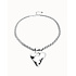 UNOde50 UNOde50 Ketting | Stoere ketting met hart hanger | COL2075MTL