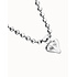 UNOde50 UNOde50 Ketting | Bolletjes ketting met hart hanger | COL2068MTL000