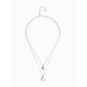 UNOde50 UNOde50 Ketting | Dubbele Ketting met Hart Hangers | SS26
